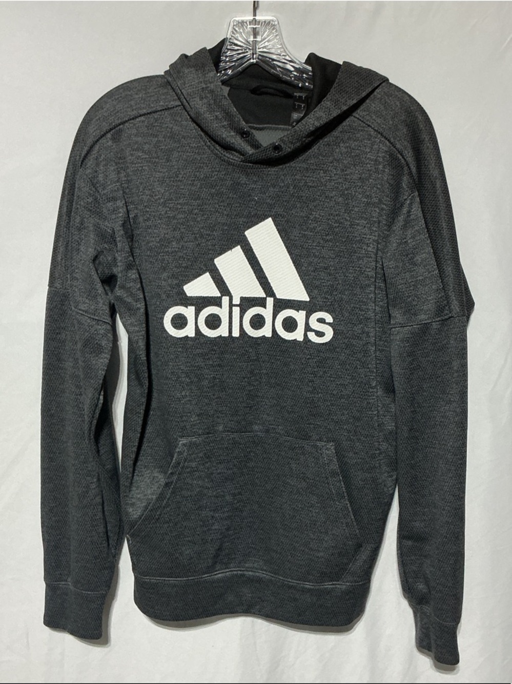 adidas Black Crewneck Climawarm Sweatshirt Hoodie Sz S